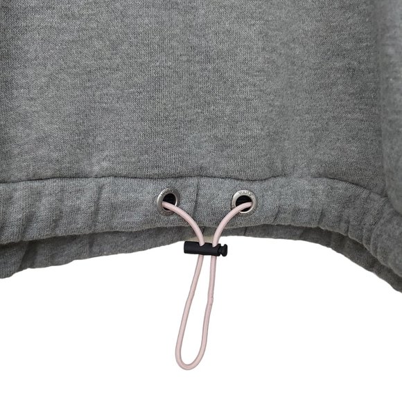 Vans Vine Half Zip Crop Hoodie Womens Medium Long Sleeve Embroidered Logo Cozy - Picture 4 of 11